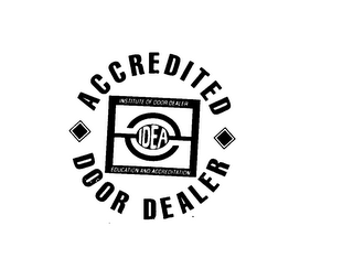 ACCREDITED DOOR DEALER IDEA INSTITUTE OF DOOR DEALER EDUCATION AND ACCREDITATION