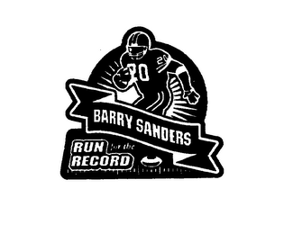 BARRY SANDERS RUN FOR THE RECORD