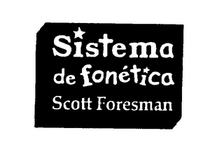 SISTEMA DE FONETICA SCOTT FORESMAN