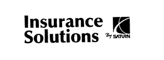 INSURANCE SOLUTIONS BY SATURN