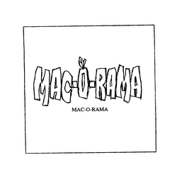 MAC-O-RAMA MAC-O-RAMA