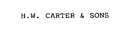 H. W. Carter & Sons, Inc.
