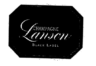 CHAMPAGNE LANSON BLACK LABEL