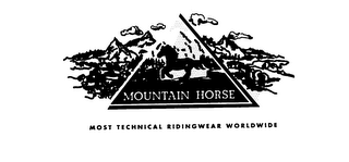 MOUNTAIN HORSE MOST TECHNICAL RIDINGWEAR WORLDWIDE