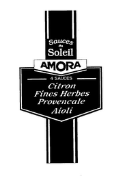 SAUCES DU SOLEIL AMORA 4 SAUCES CITRON FINES HERBES PROVENCALE AIOLI