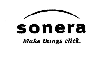 SONERA MAKE THINGS CLICK.