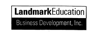 LANDMARK EDUCATION BUSINESS DEVELOPMENT, INC.