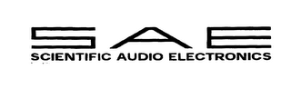 SAE SCIENTIFIC AUDIO ELECTRONICS