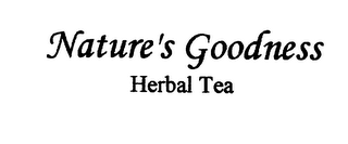 NATURE'S GOODNESS HERBAL TEA