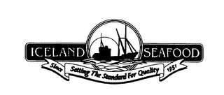 ICELAND SEAFOOD SETTING THE STANDARD FOR QUALITY SINCE 1951