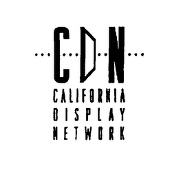 . . .C. . .D. .N. . .  CALIFORNIA DISPLAY NETWORK