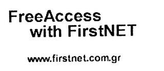 FREEACCESS WITH FIRSTNET" FOLLOWED BY THE URL "WWW.FIRSTNET.COM.GR"