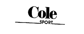 COLE SPORT