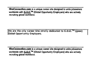 GLOBAL OPPORTUNITY EMPLOYER