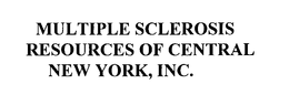 MULTIPLE SCLEROSIS RESOURCES OF CENTRALNEW YORK, INC.