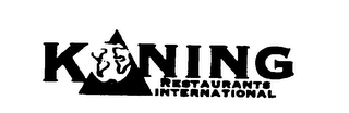 KONING RESTAURANTS INTERNATIONAL