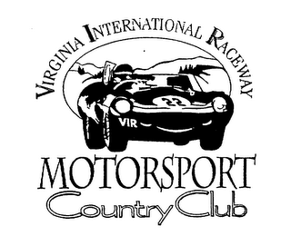 VIRGINIA INTERNATIONAL RACEWAY MOTORSPORT COUNTRY CLUB 22 VIR