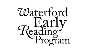 WATERFORD EARLY READING PROGRAM