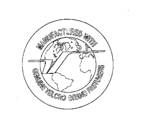 MANUFACTURED WITH GENUINE VELCRO BRAND FASTENERS