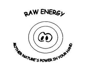 RAW ENERGY MOTHER NATURE'S POWER IN YOUR HAND