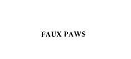 FAUX PAWS