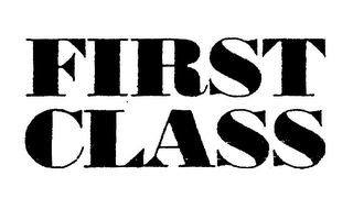 FIRST CLASS