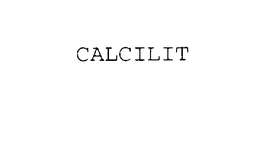 CALCILIT