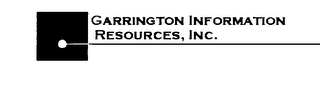 GARRINGTON INFORMATION RESOURCES, INC.