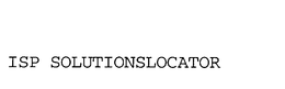ISP SOLUTIONSLOCATOR