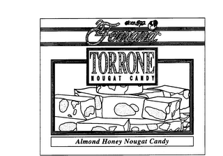 SINCE 1892 FERRARA TORRONE NOUGAT CANDYALMOND HONEY NOUGAT CANDY