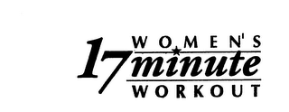 WOMEN'S 17 MINUTE WORKOUT