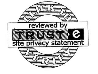 CLICK TO VERIFY REVIEWED BY TRUSTE SITEPRIVACY STATEMENT