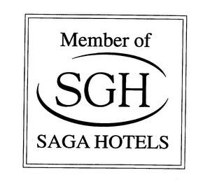 MEMBER OF SGH SAGA HOTELS