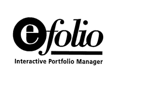 EFOLIO INTERACTIVE PORTFOLIO MANAGER