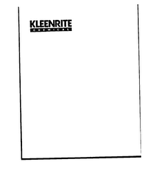 KLEENRITE CHEMICAL