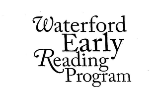 WATERFORD EARLY READING PROGRAM