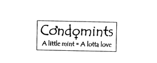 CONDOMINTS A LITTLE MINT= A LOTTA LOVE