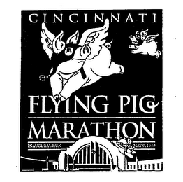 CINCINNATI FLYING PIG MARATHON INAUGURAL RUN MAY 9, 1999