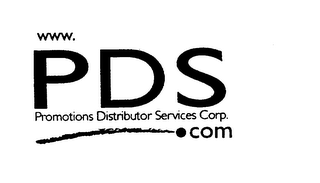 WWW.PDS.COM PROMOTIONS DISTRIBUTOR SERVICES CORP.