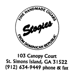 STOGIES FINE HANDMADE FROM DOMINICAN REPUBLIC