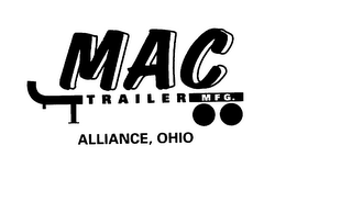 MAC TRAILER MFG. ALLIANCE, OHIO