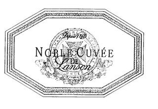 NOBLE CUVEE DE LANSON CROIX DE MALTE DEPUIS 1760 CHAMPAGNE LANSON MAISON FONDEE EN 1760