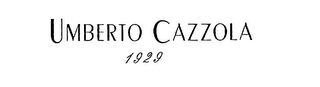 UMBERTO CAZZOLA 1929