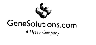 GENESOLUTIONS.COM A HYSEQ COMPANY