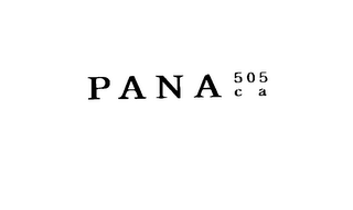 PANA 505 CA