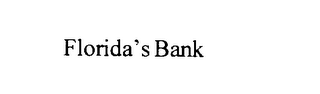 FLORIDA'S BANK
