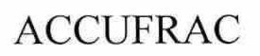 ACCUFRAC