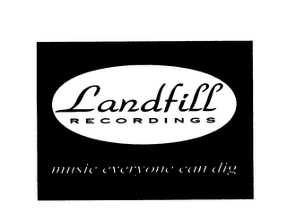 LANDFILL RECORDINGS MUSIC EVERYONE CAN DIG