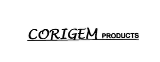 CORIGEM PRODUCTS