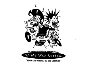 VINTAGE VINYL "FROM THE OBVIOUS TO THE OBSCURE" CD'S, RECORDS, VIDEOS, BOOKS, MAGAZINES, T-SHIRTS